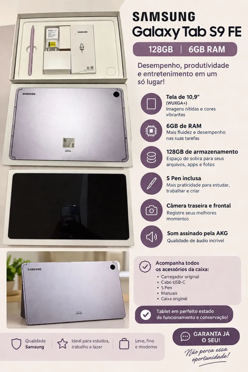 Samsung Galaxy Tab S9 FE - Foto 4