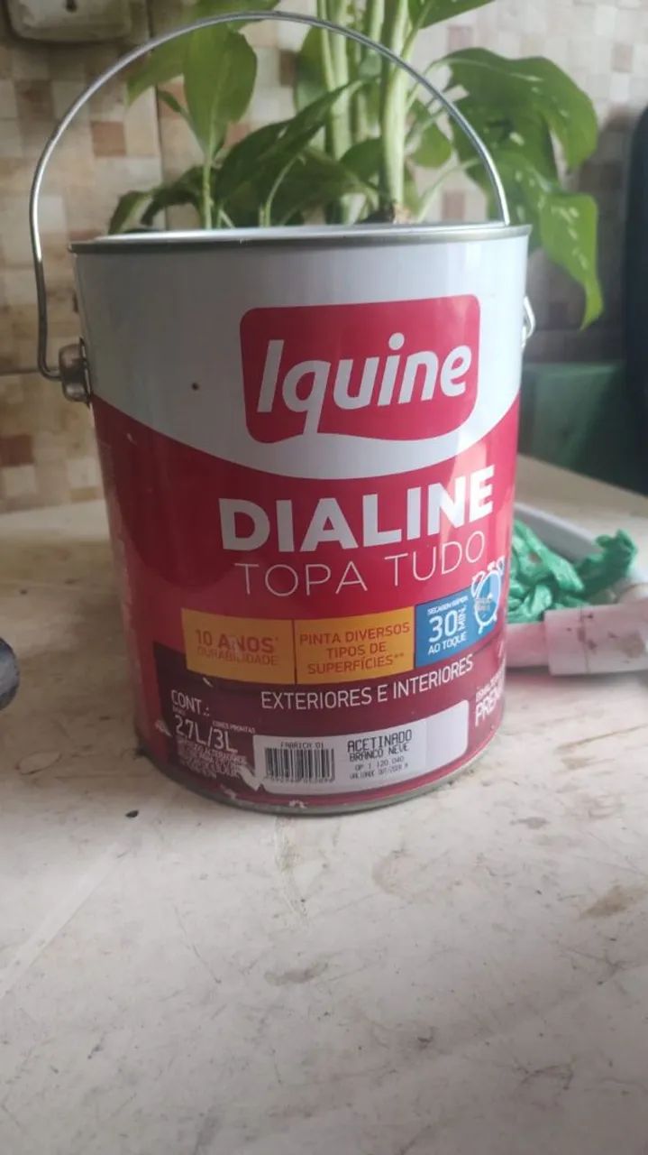 Vendo tinta sintética neve 