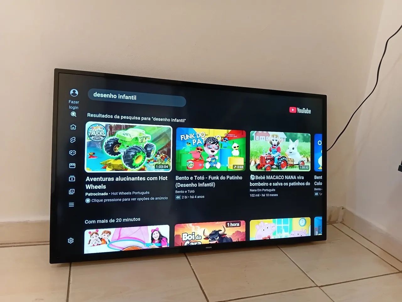 Smart tv Philips 43 polegadas funcionando certinho  - Foto 5
