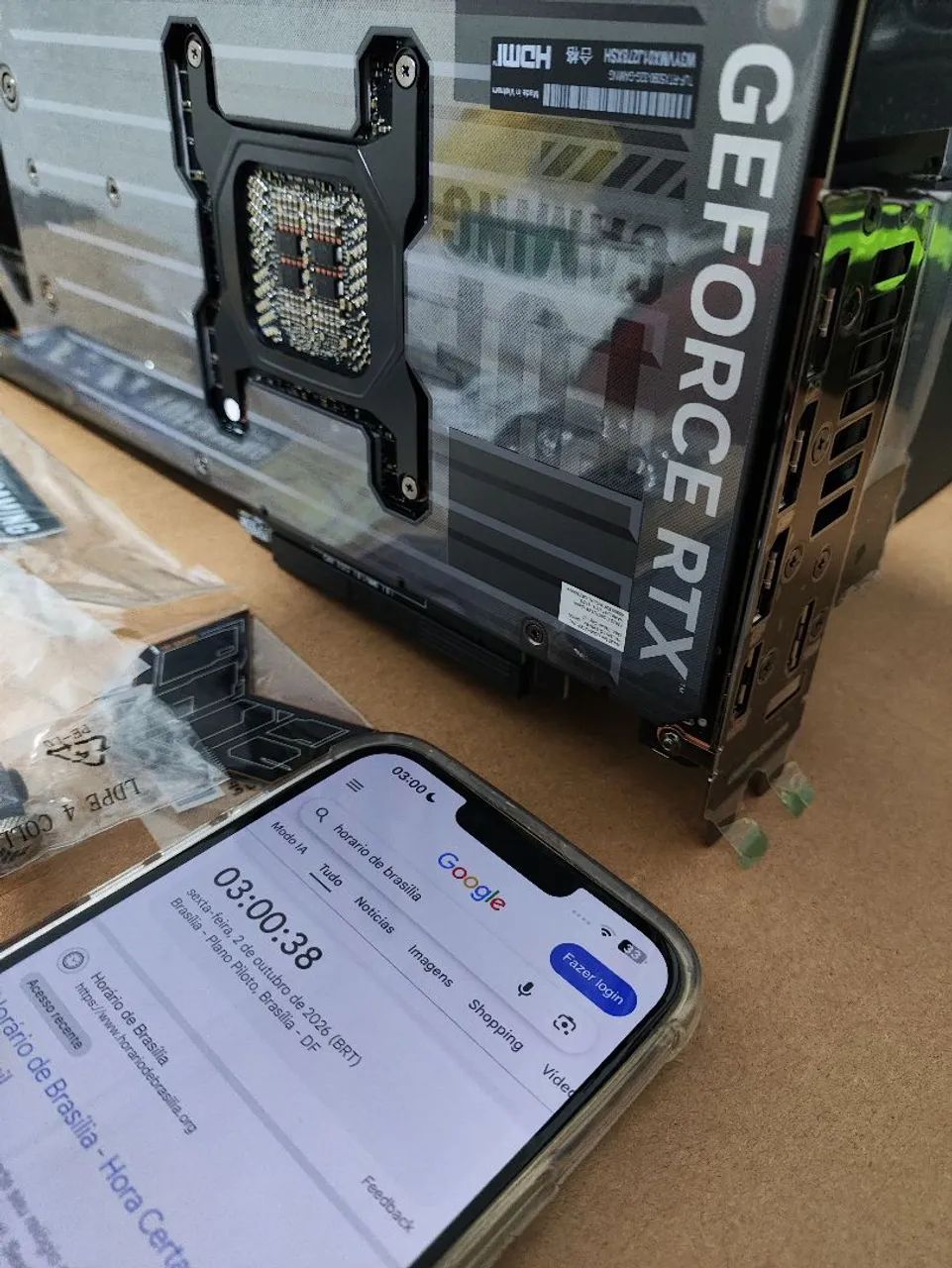 RTX 5090 ASUS TUF NOVA NO PLASTICO