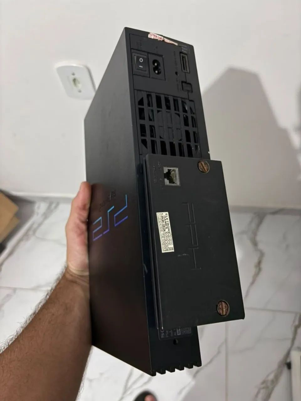 Vendo ps2 fat, já com hd - Foto 2
