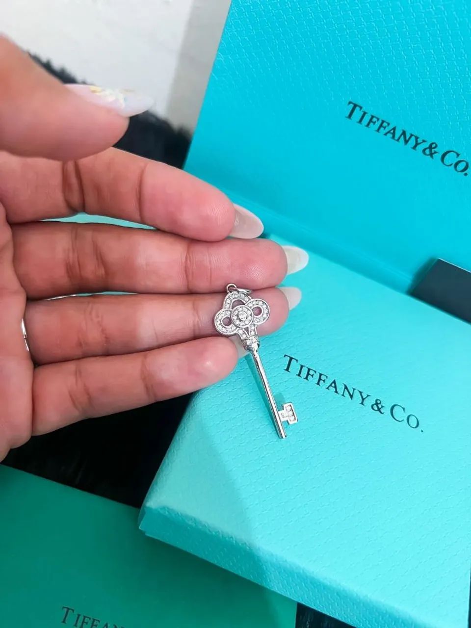 Colar pingente chave tiffany  - Foto 2