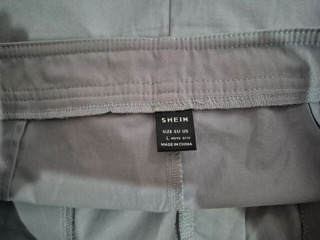 Saia cargo shein cinza G  - Foto 3