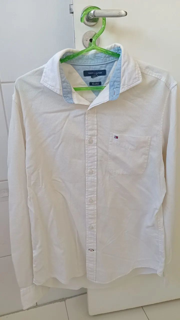 Kit 4 Camisas Tommy Hilfiger e Highstil Todas Manga Longa M  - Foto 3