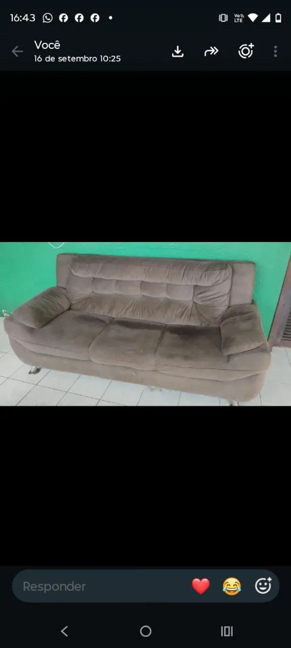Sofá 3 e 2 lugares