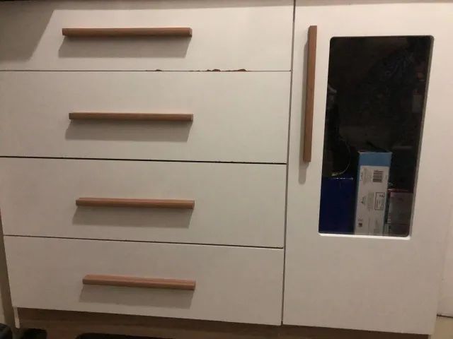 Berço e cômoda de quarto infantil masculino - Foto 3