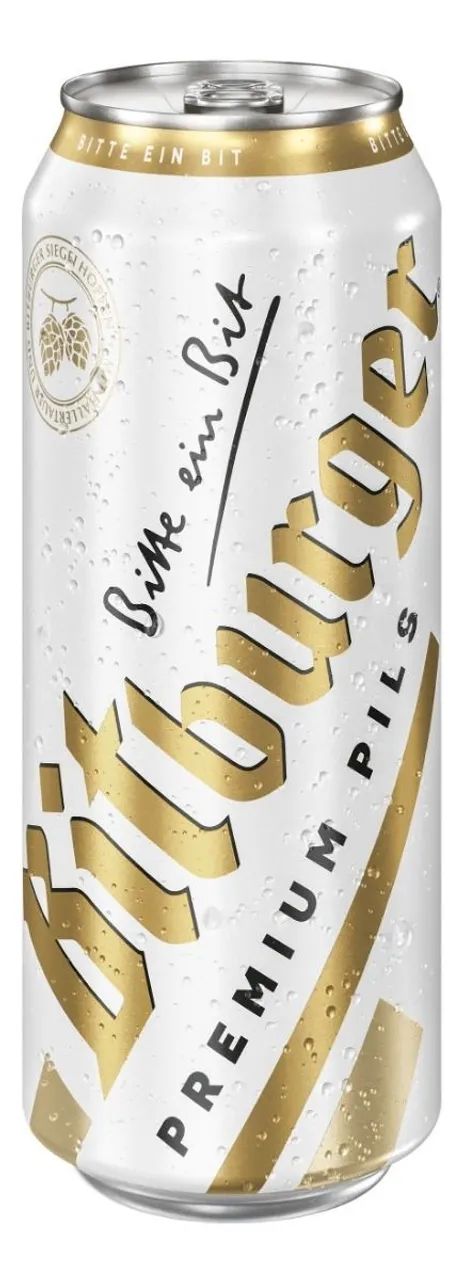 Kit Cerveja Bitburger 5X500ml e Copo - Foto 2