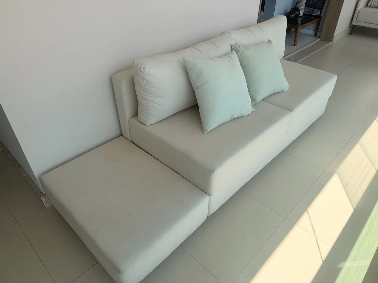 Sofa 3 lugares, 1,70+0,60m - Foto 3