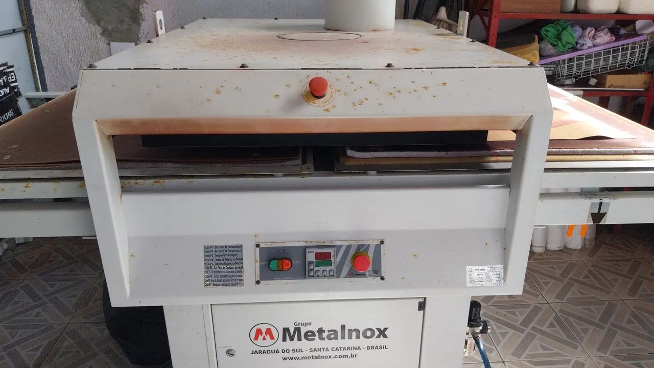 Prensa térmica grande formato metalnox PTS 8000