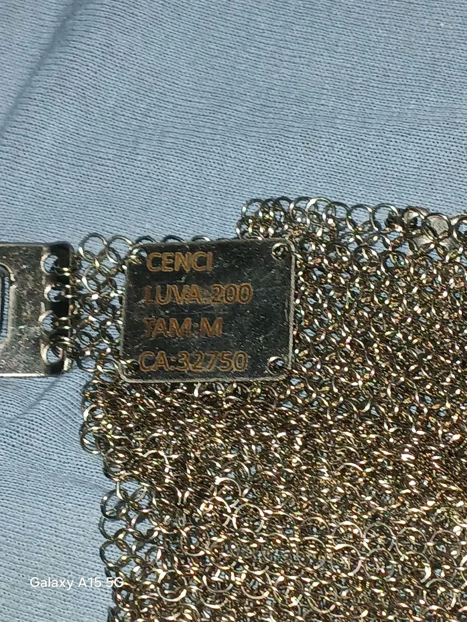 Luva malha inox nova tamanho M  - Foto 2