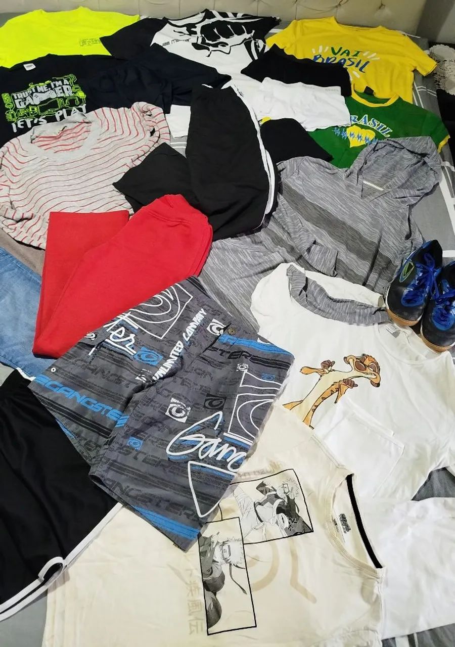 Combo roupa infantil menino - 13/14 anos  - Foto 5