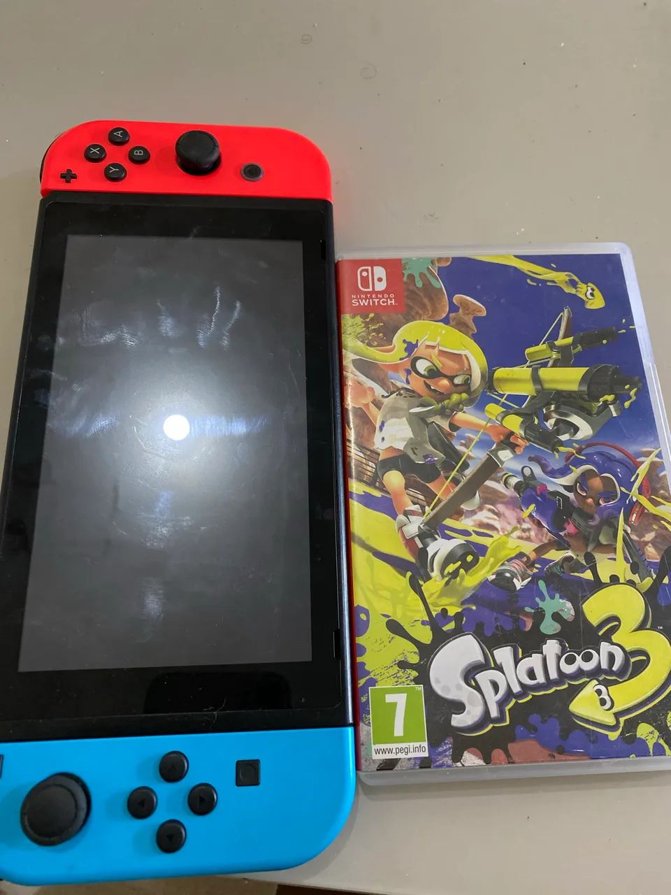 Nintendo Switch Desbloqueado + Splatoon 3 - Foto 3