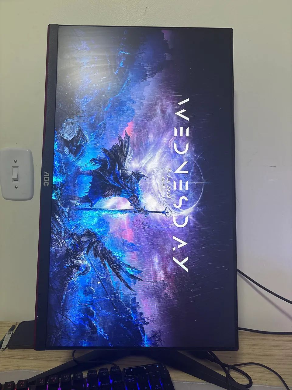 Monitor GAMER AOC FULL HD 24 polegadas 144 HZ - Foto 2