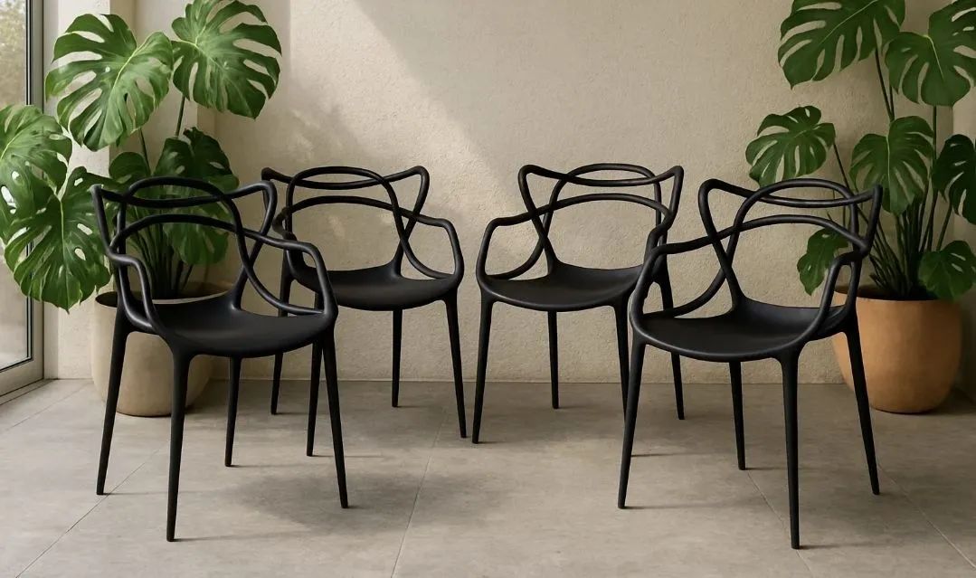 Conjunto dec4 cadeiras alegra