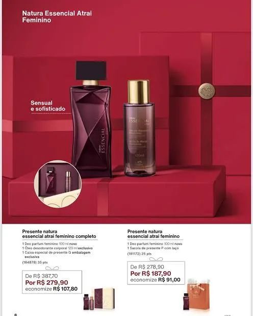 Kit Essencial Atrai - perfume e óleo corporal