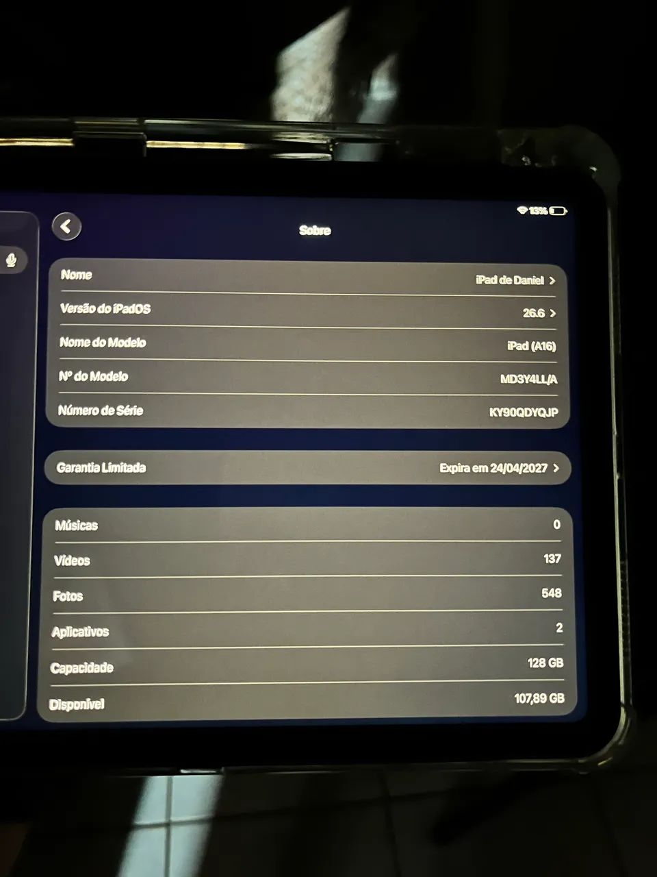 iPad 11 128gb COM GARANTIA APPLE  - Foto 4
