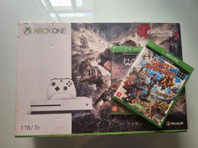 Console Xbox One S 1 Tb + 2 jogos
