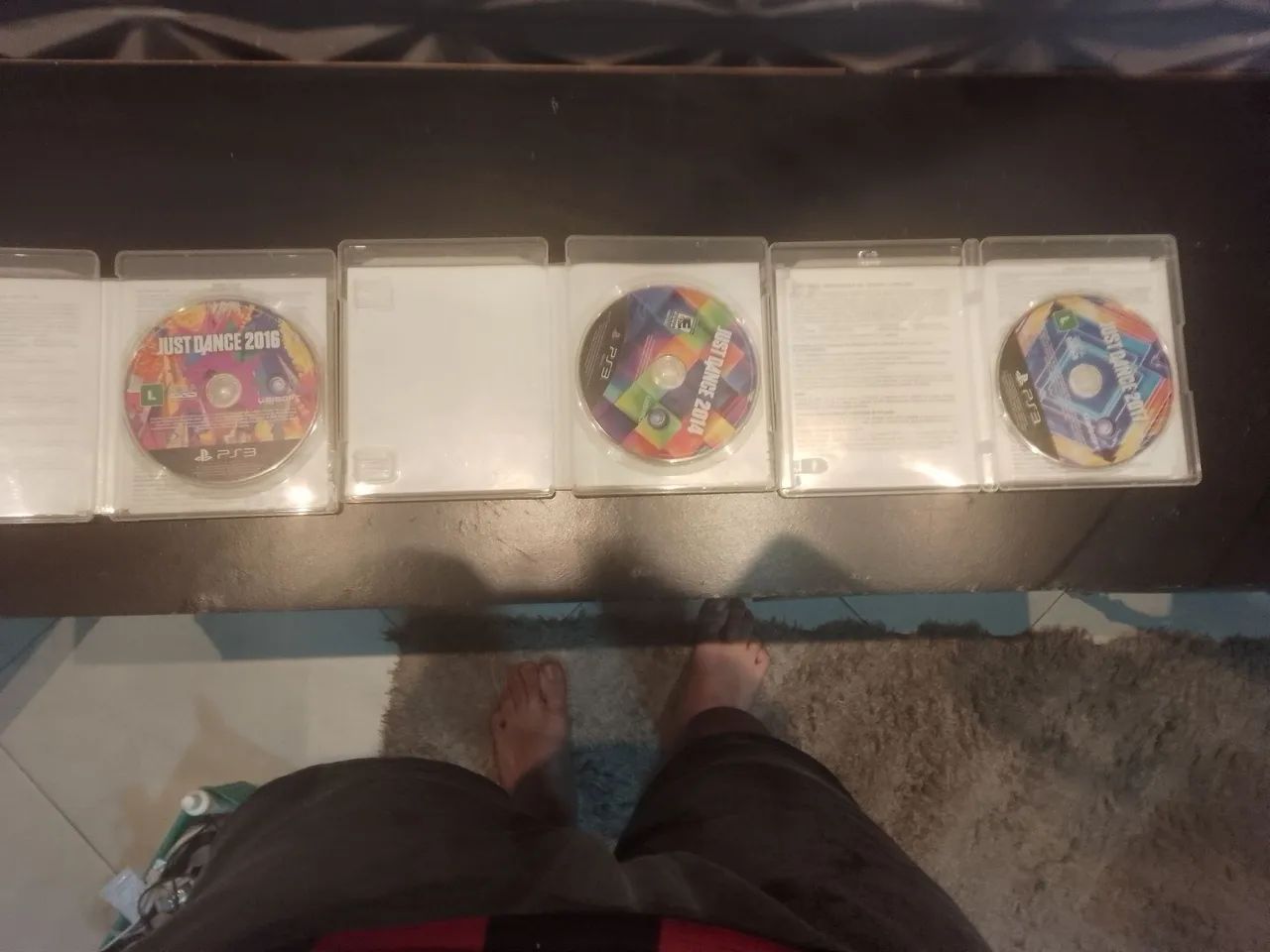 Lote com 3 jogos Just dance 2014, 2016, 2017 de ps3 - Foto 4