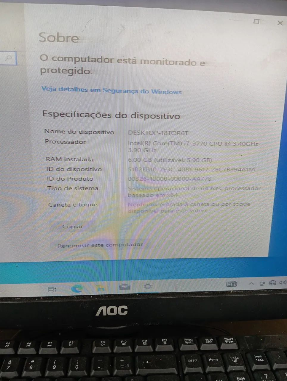 Placa Mãe MW-H61M 2H + Core i7 3770 S/Espelho - Foto 4