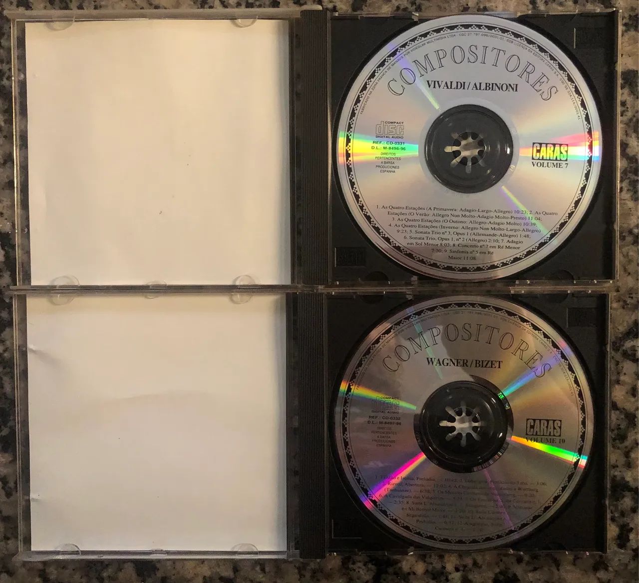 Coleção Caras: Gênios da Música II (7 CDs) (Incompleto) - CDs