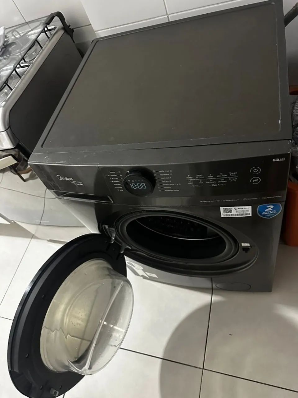 Máquina de lavar e secadora Midea 11kilos bem nova. - Foto 2