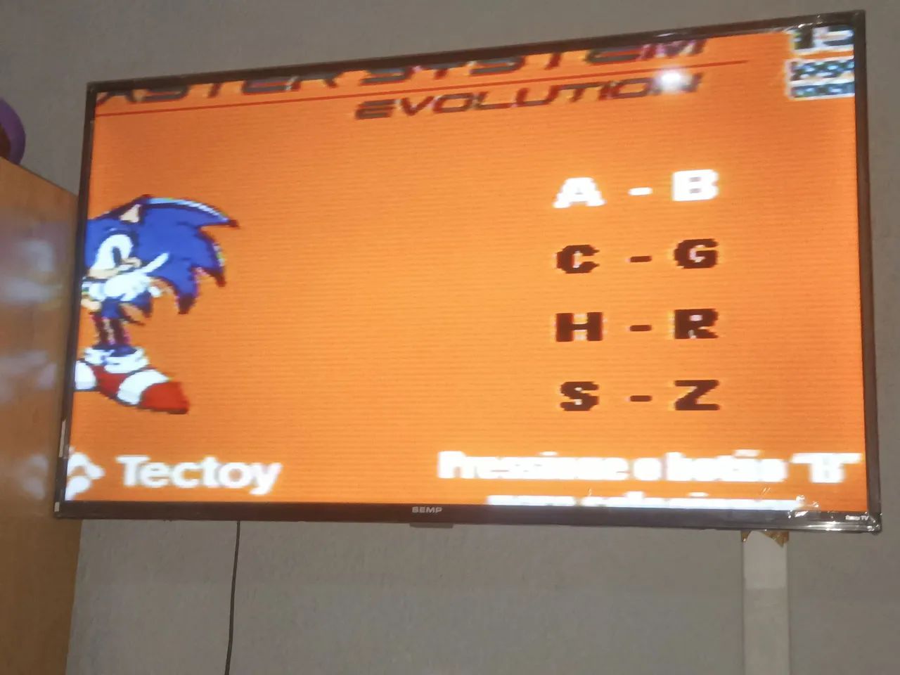 Console Master System Evolution Tectoy Com Sonic Na Memória, LEIA O ANÚNCIO  - Foto 2