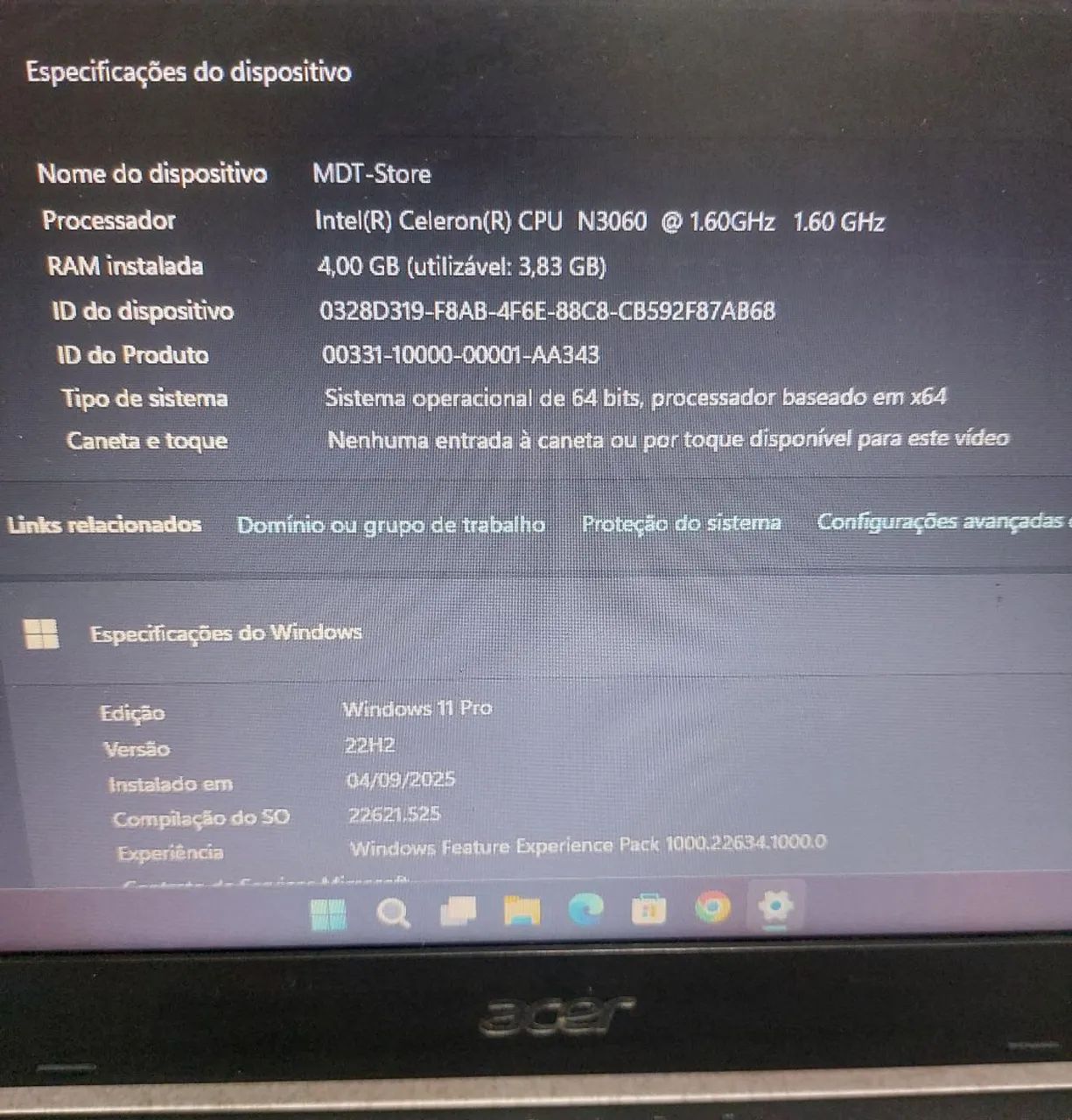 NOTEBOOK ACER A315  - Foto 5