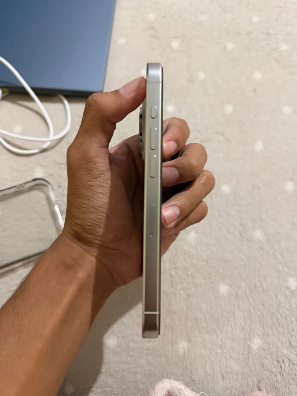 iPhone 15 Pro 128GB Branco ? Sem Marcas de Uso | Bateria 81% - Foto 4