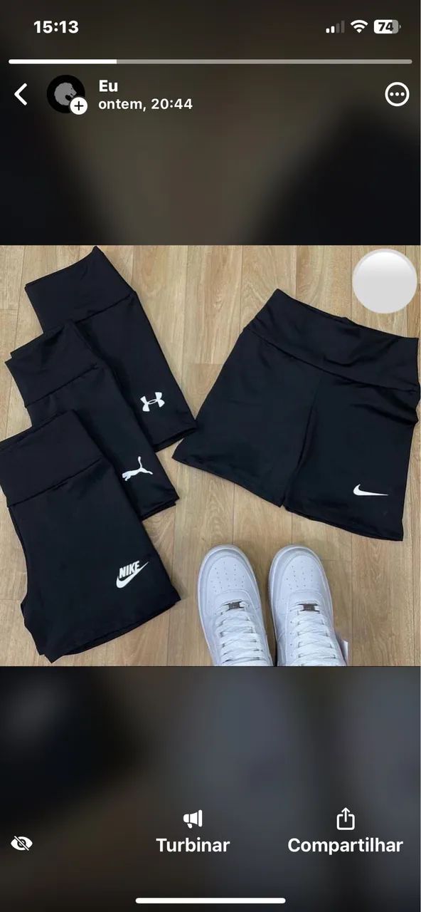 Shorts legging academia 