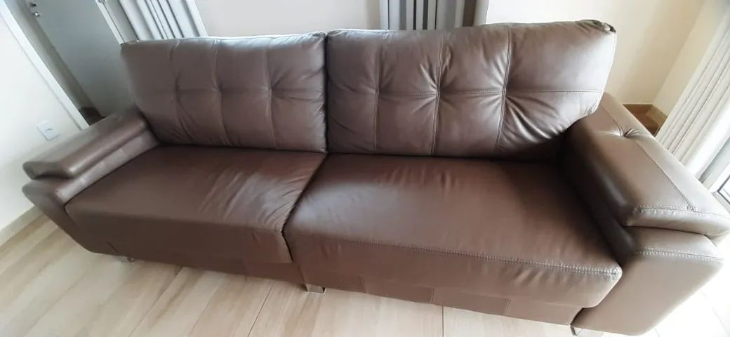 Sofá em Couro Legítimo - Foto 2