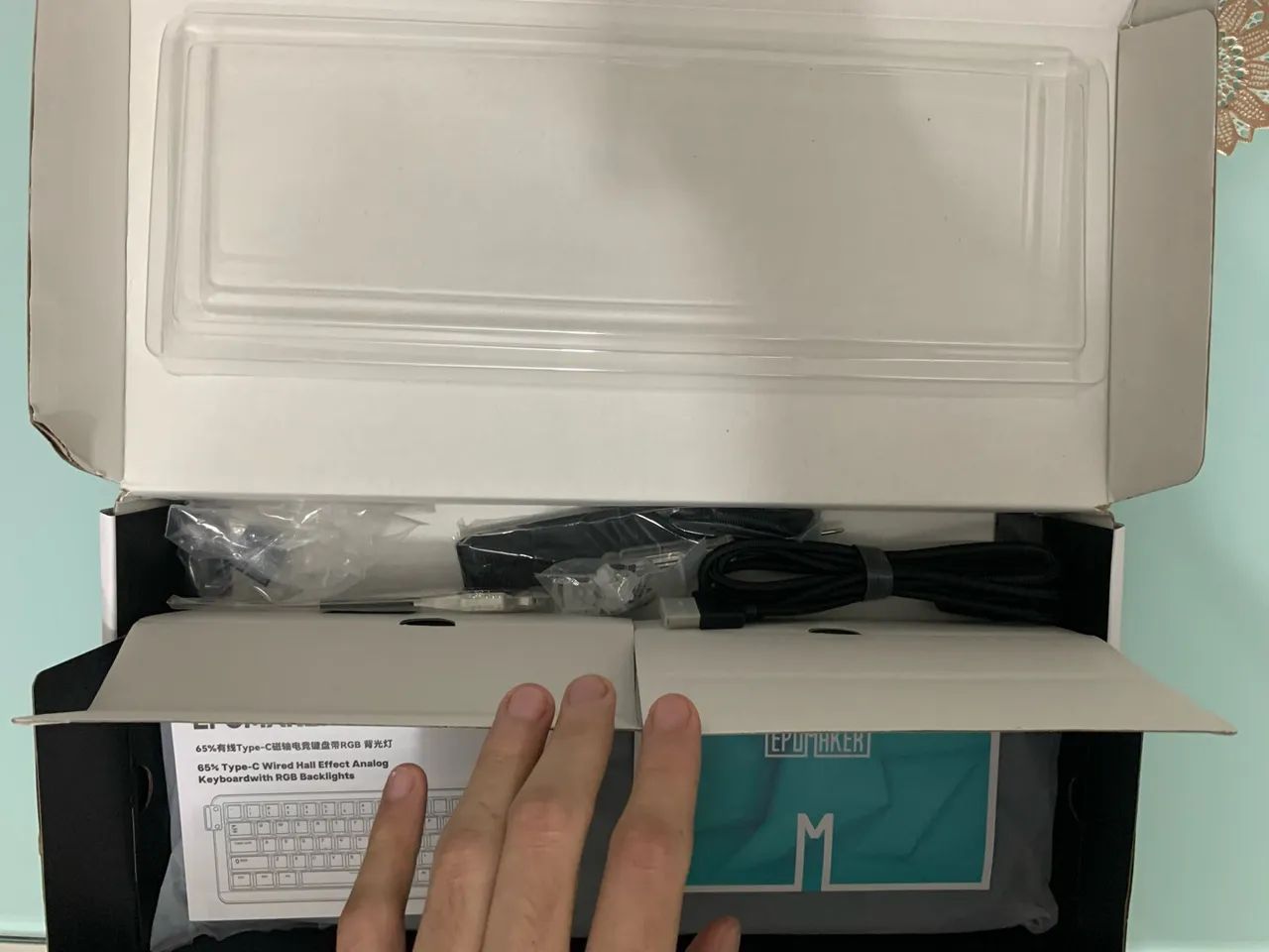Teclado Magnético Epomaker H68 Lite + Acessórios - Foto 4
