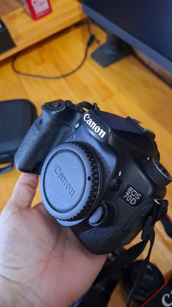 Câmera Canon EOS 70D e Acessórios - Foto 4