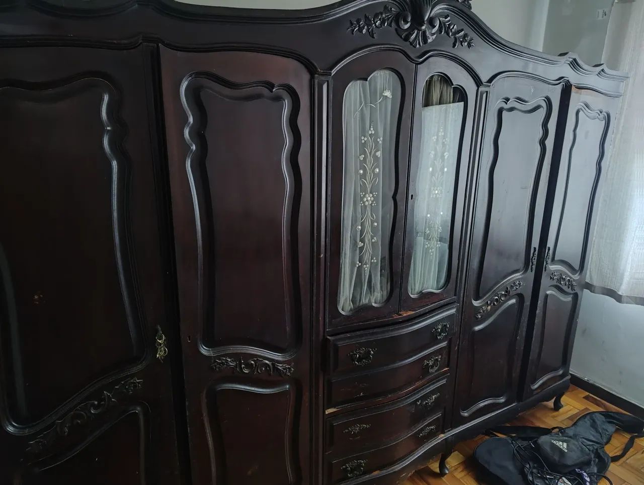 Guarda roupas chippendale antigo - Foto 5