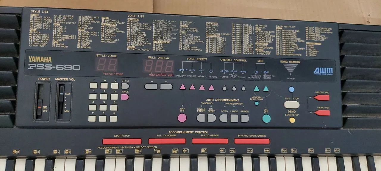 TECLADO YAMAHA PSS-590 - Foto 3