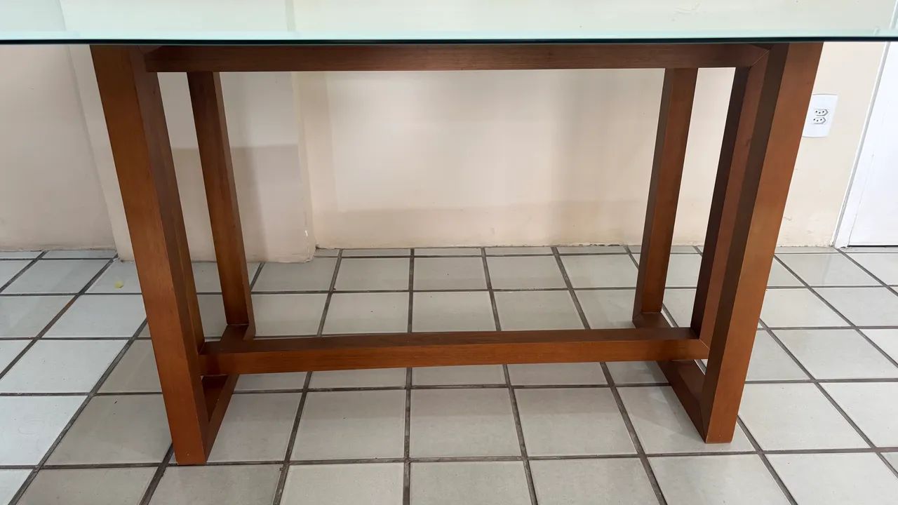Mesa de jantar 6 lugares semi nova  - Foto 4