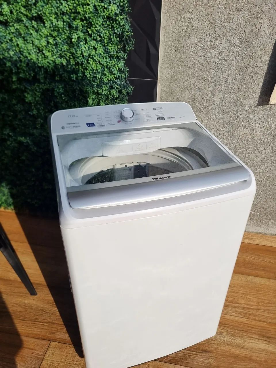 Máquina de Lavar Panasonic 17kg semi nova 