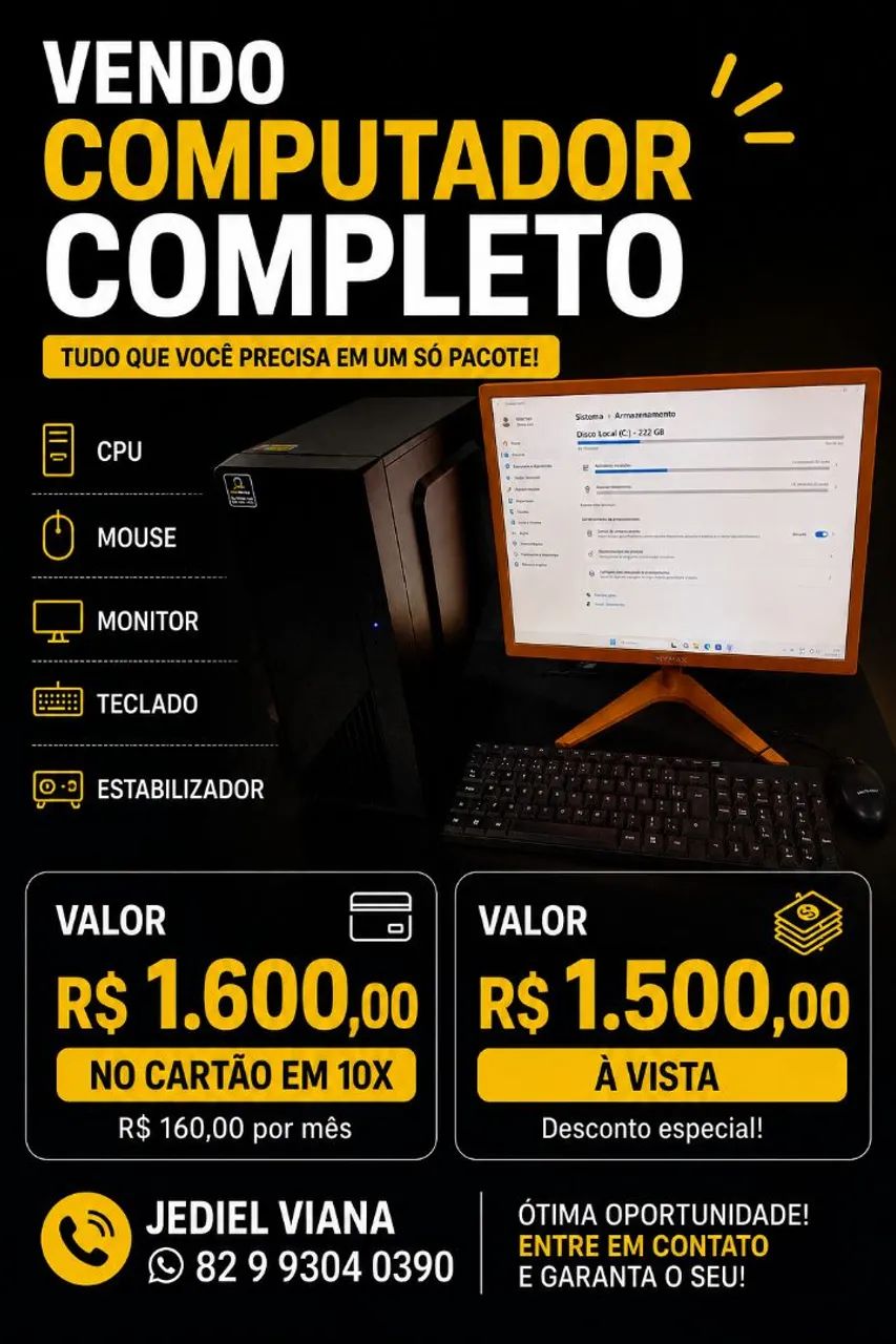 Computador completo 