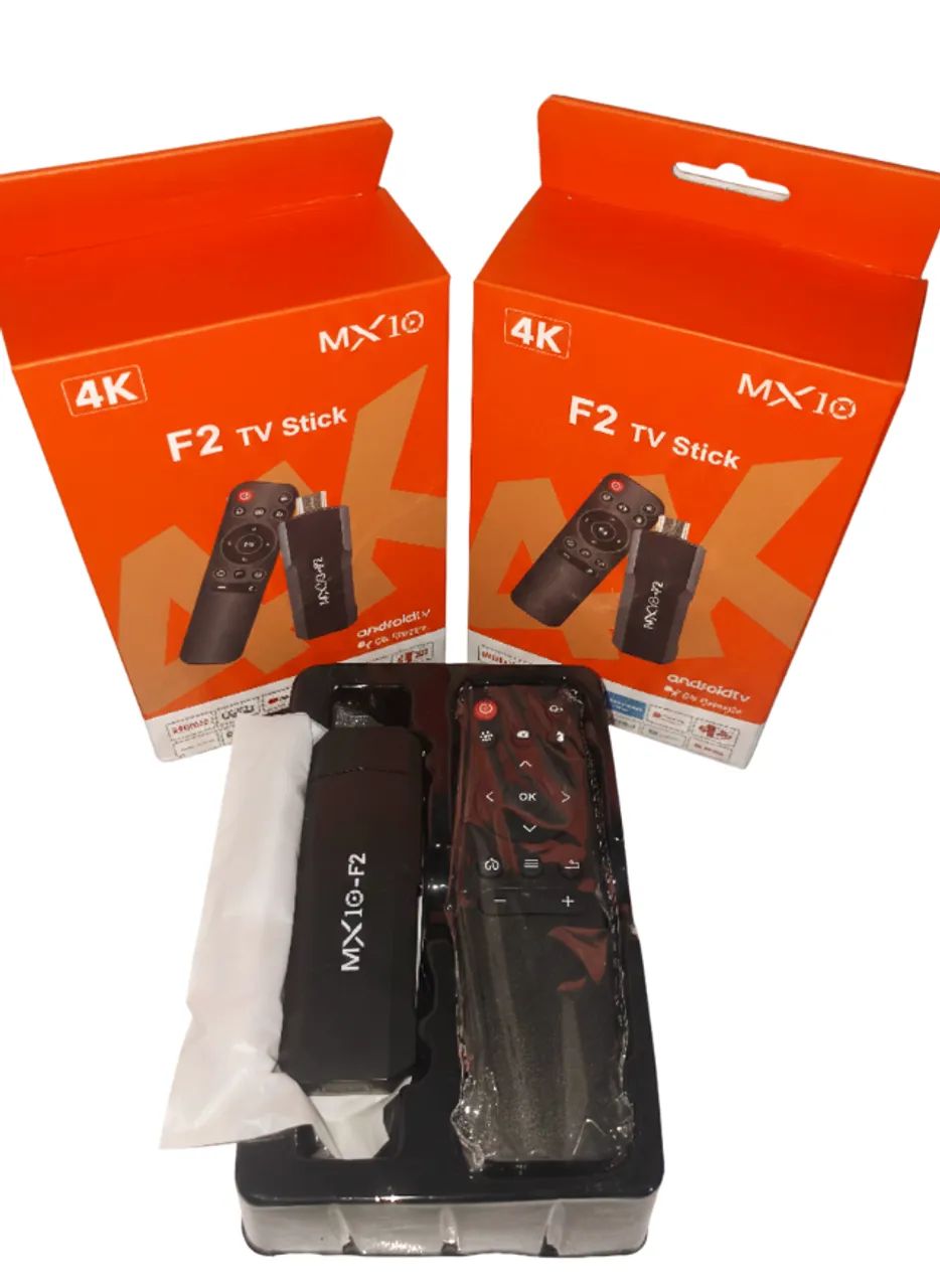 TRANSFORME SUA TV EM SMART COM O MX10 F2 4K (NOVO NA CAIXA)