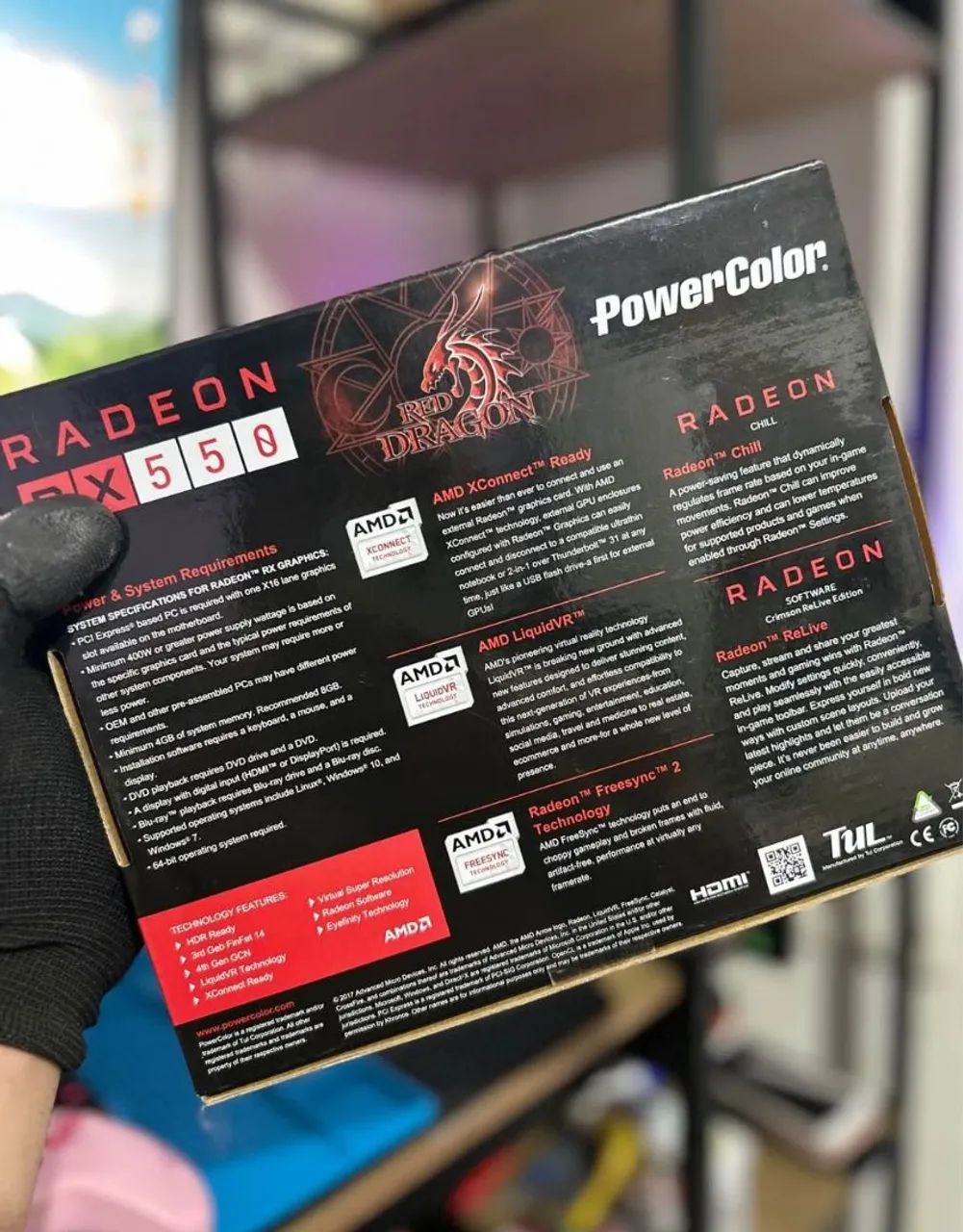 RX 550 Radeon 4gb - Foto 2