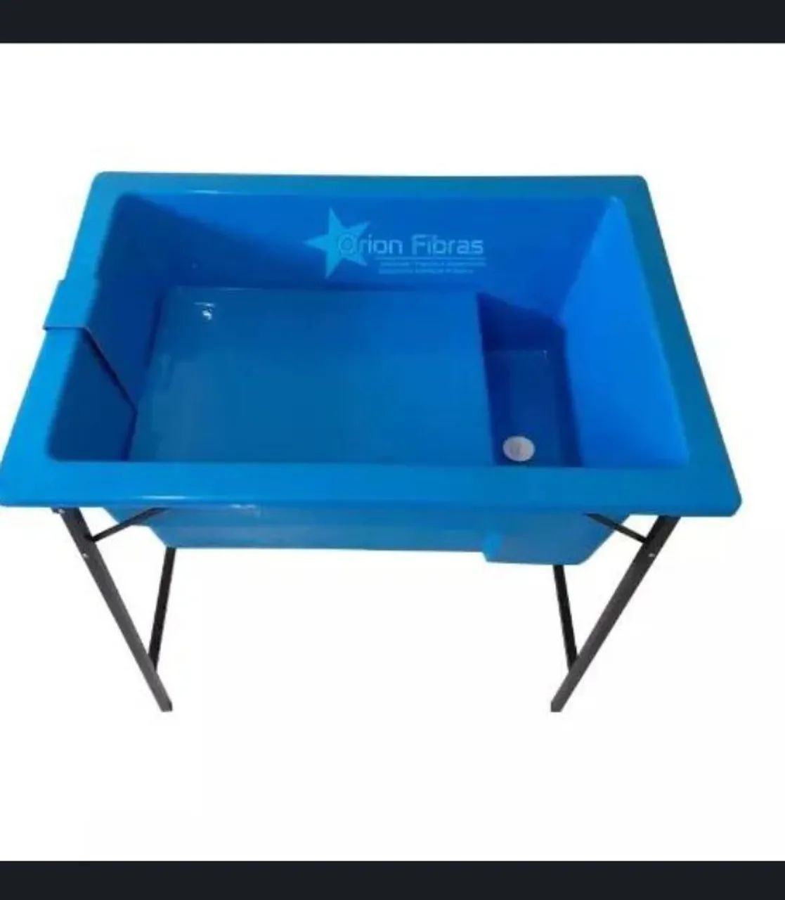 Banheira com pé para banho e tosa