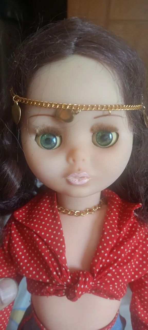 Boneca ciganinha atma, com quedas de cabelos  - Foto 2