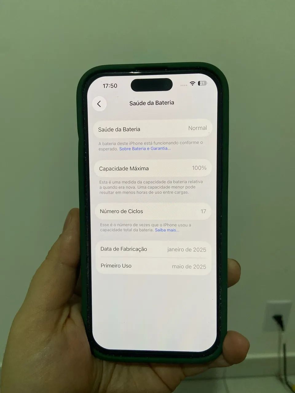 iPhone 15 128gb 100% de bateria 