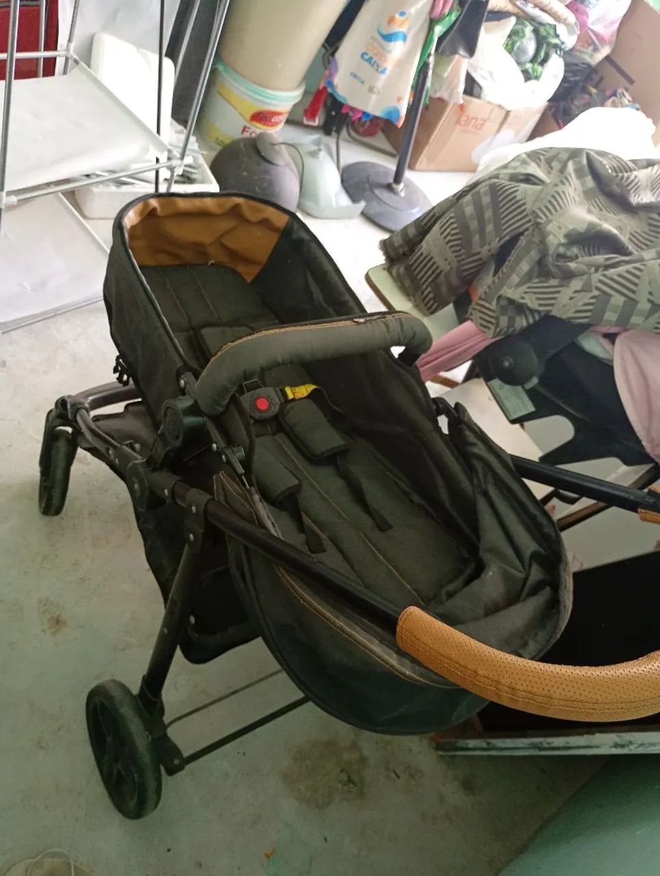 Carrinho de bebe com bebê conforto - Foto 4