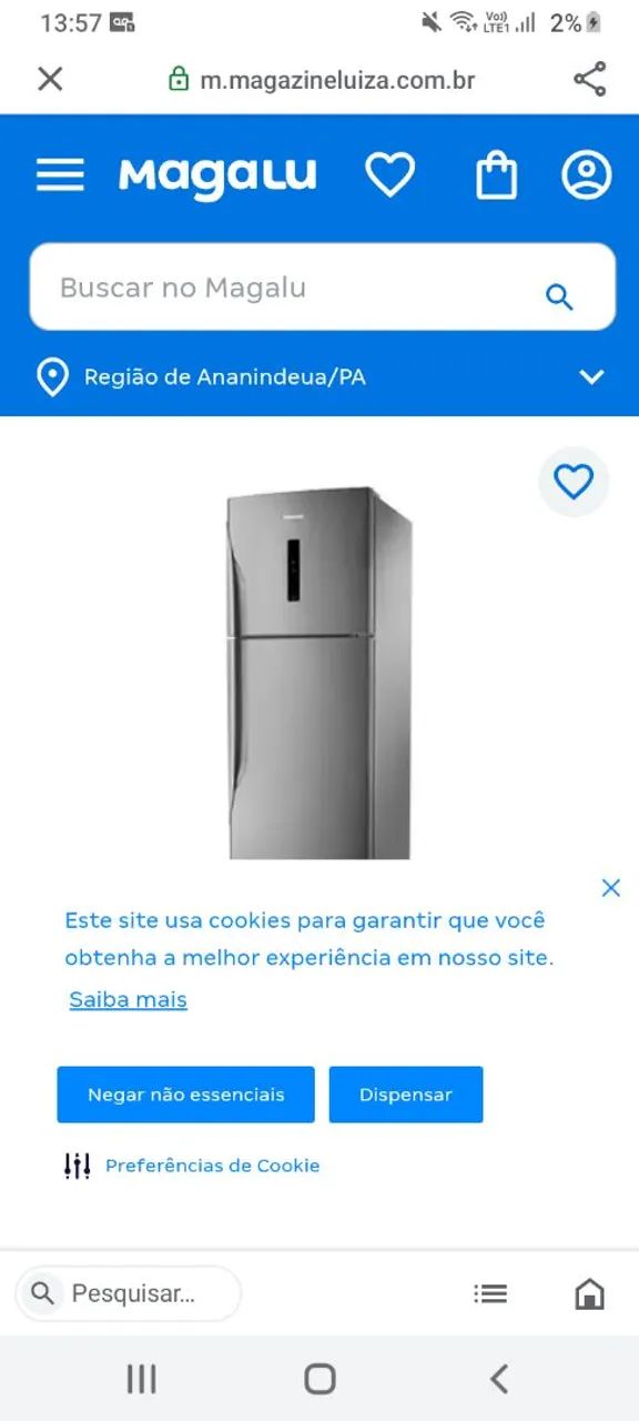 Vendo geladeira na caixa - Foto 2