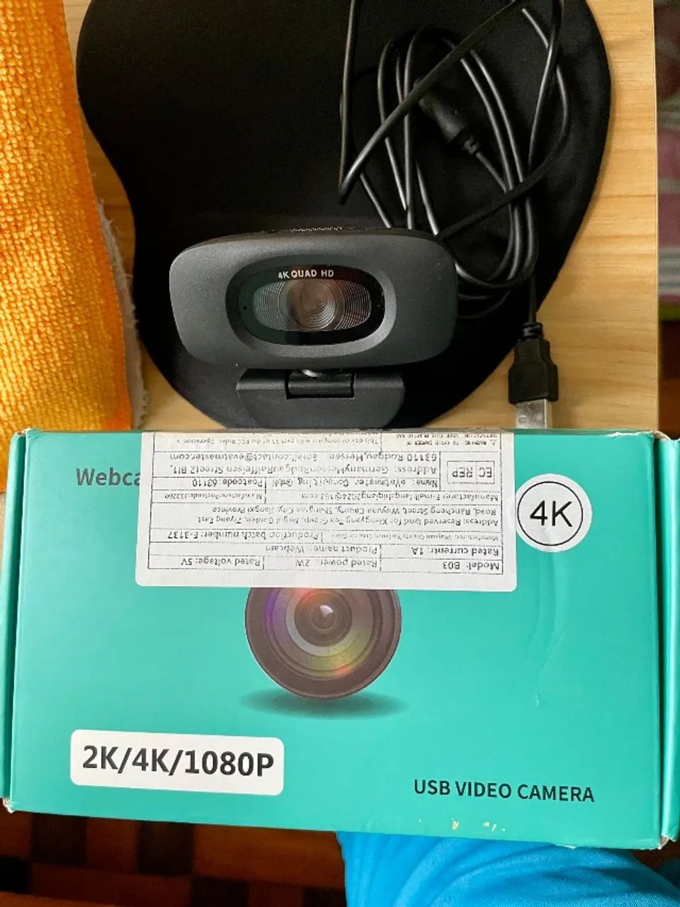 Webcam 4K 2K UHD EXHQDR com Foco Automático . - Foto 4