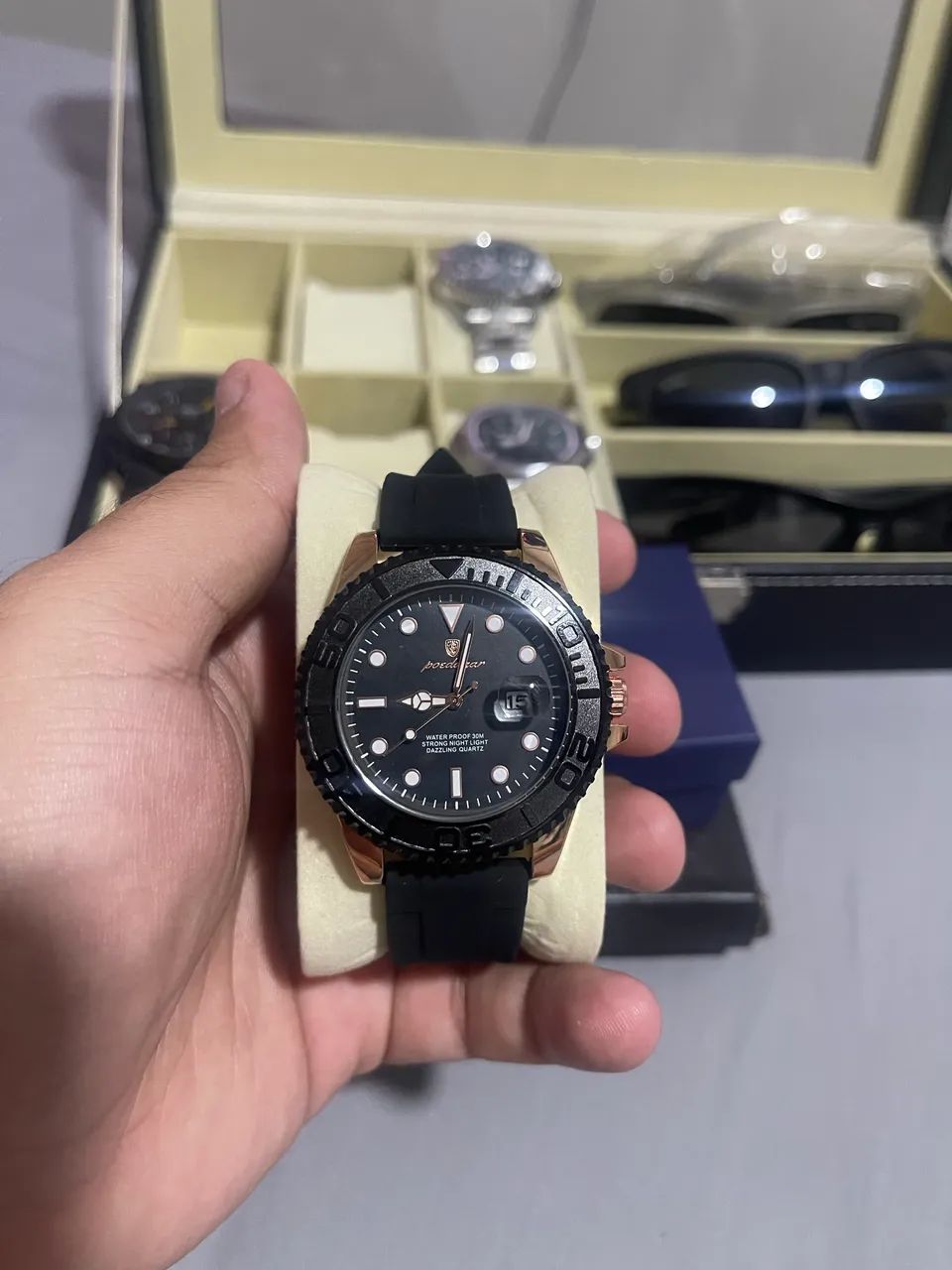 Relógio Poedagar Yacht Master Rose