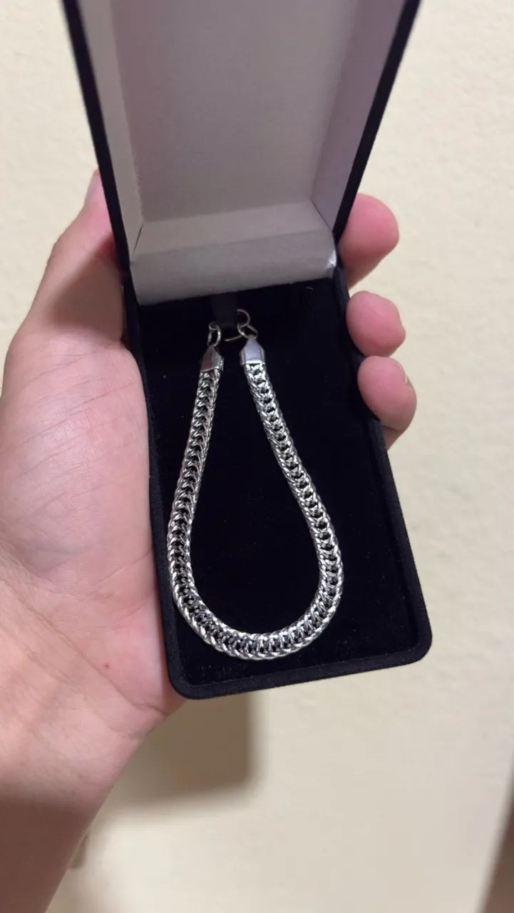 Pulseira em Aço Masculina - Foto 2