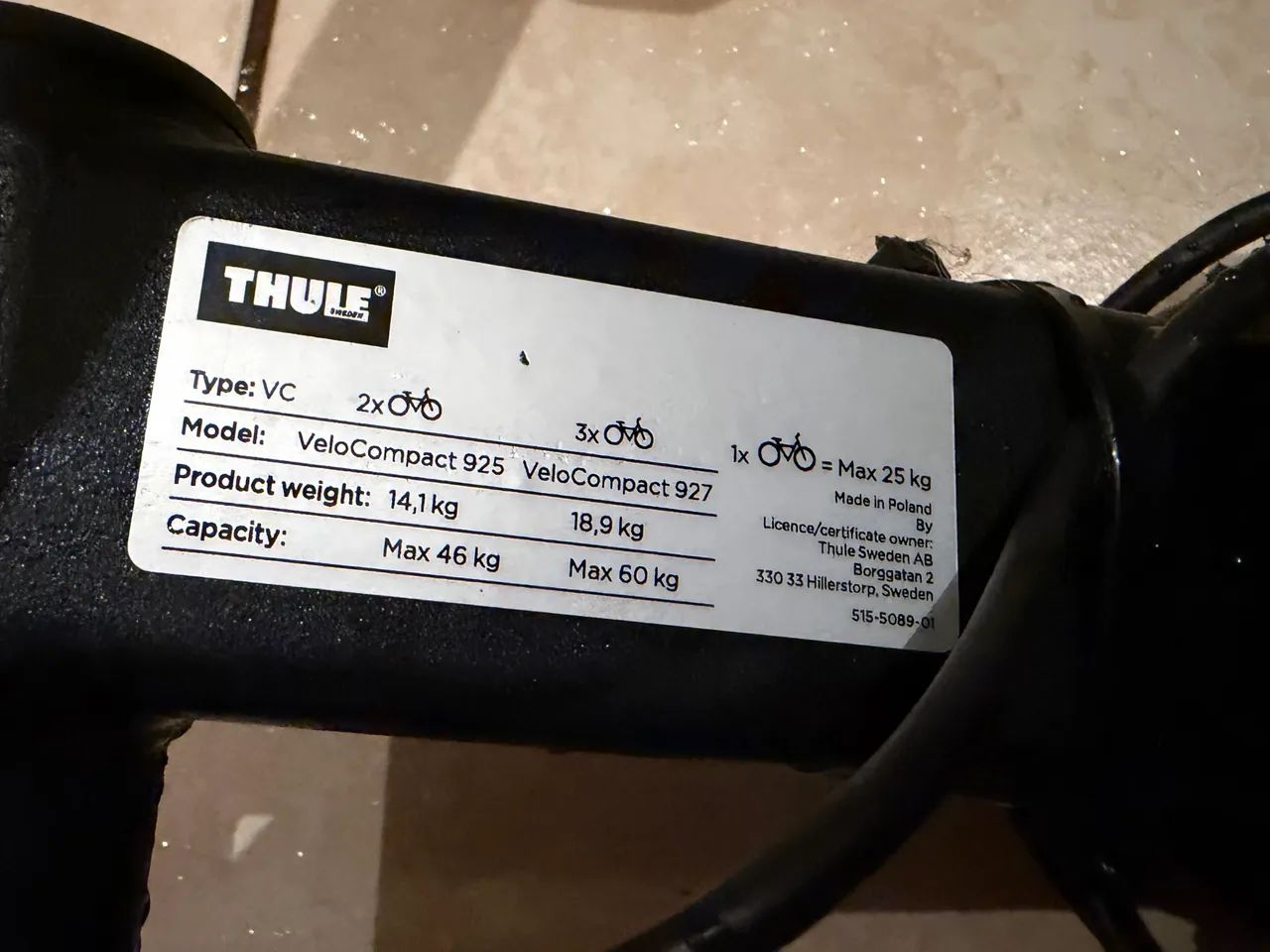 Thule VeloCompact 927 - 3 bikes  - Foto 3