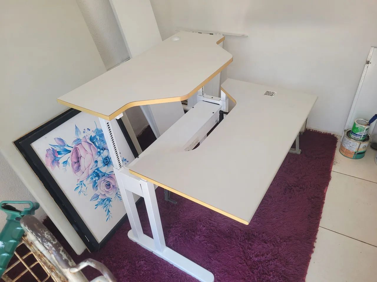 Mesa para computador com regulagem de altura  - Foto 4