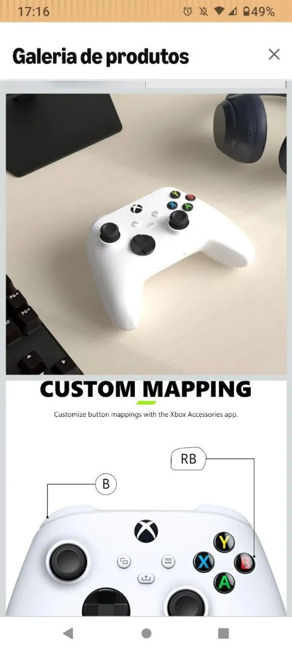 Controle XBOX (Branco)  série S - Foto 3